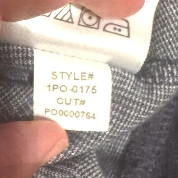 MIZZEN+MAIN Men's Navy Heather Fairway Crewneck - Picture 5 of 5